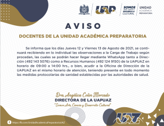 Aviso observaciones de cargas