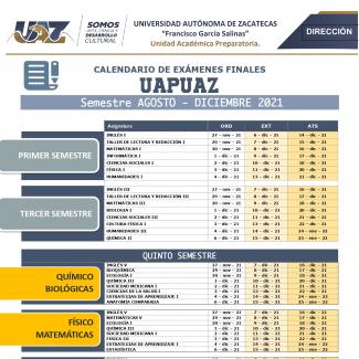 Calendario de Examen Escolarizado