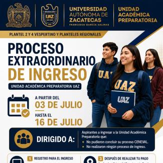 Proceso Extraordinario de Ingreso sem Ago 2026