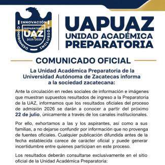 Comunicado 15 Julio 2026