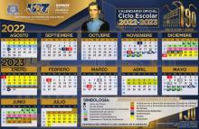 Calendario oficial 2022-2023 Horizontal