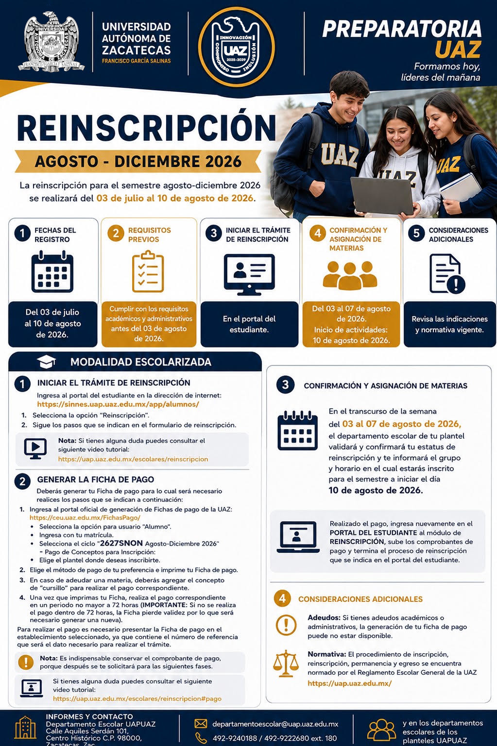 Proceso de reinscripción