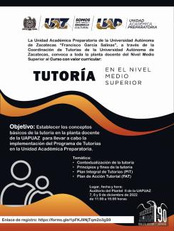 Convocatora al Curso Taller de Tutorías