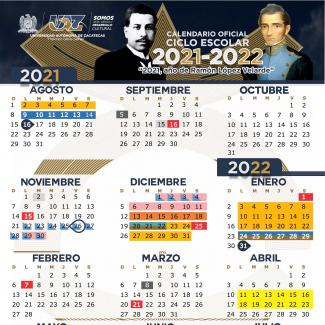 Calendario oficial 2021-2022 Vertical
