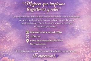 Programa del día de la mujer de Prepa 9 miércoles